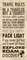 Travel Rules Poster Print by Stephanie Marrott - Item # VARPDXSM11067